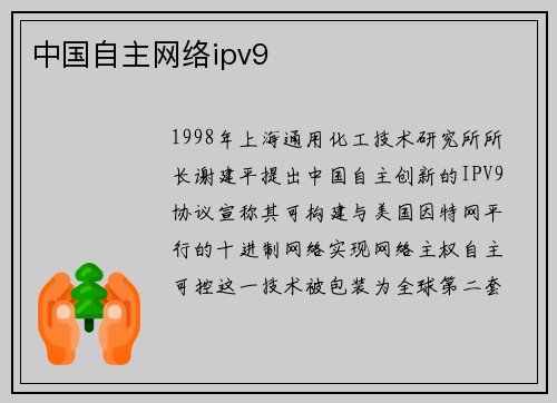 中国自主网络ipv9
